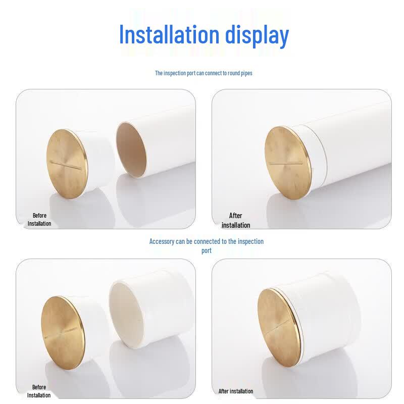 DN75 Copper Drain Pipe Cleanout Port