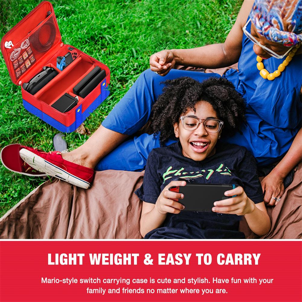 Большой защитный чехол для переноски, дорожная сумка для хранения, совместимая с контроллером Nintendo Switch Oled Console Pro