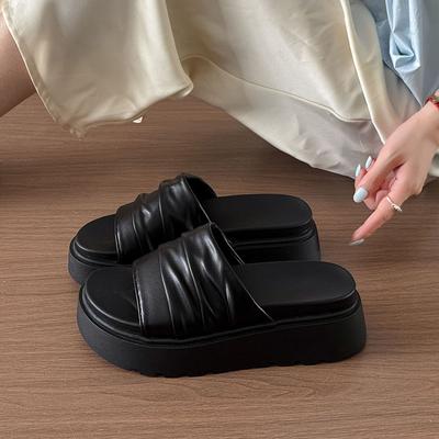 Замшевые туфли-лодочки с круглым носком и неглубоким вырезом, осенняя новинка, с металлической пряжкой, на одной перемычке, с мягкой подошвой, нескользящие, на плоской подошве