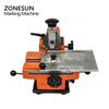 ZONESUN ZX-360 Manual Metal Embossing Machine Steel Aluminum Name Plate Label Tag Stamping Machine Engraving Tool 2mm-6mm Wheel