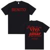 Bad Bunny Baile Inolvidable Letters Print Tshirt Unisex Women Fashion Hip Hop Vintage T Shirts Cotton Casual Short Sleeve Tshirts