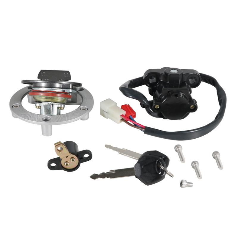 Motorcycle Ignition Key Switch Fuel Gas Cap Seat Lock Kit For Yamaha FZ6R 2004-2016 FZ1 FZ1S FZ1N FZ1000 FZ10  XVS1300A XVS1300