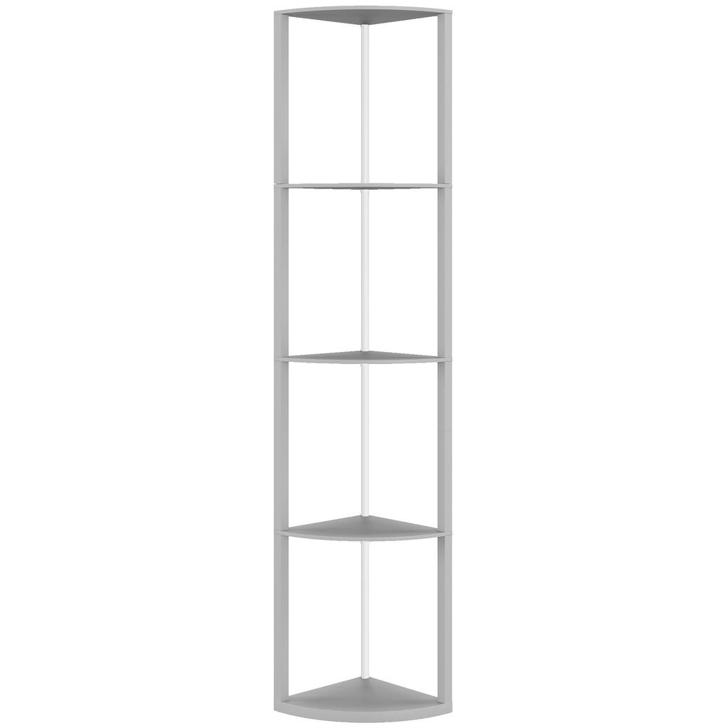 LED Floor Lamp 5-Level Dimmable Standing Lamp with Shelf, RGB Color Change, Remote Control