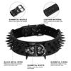 Ошейник для собак Cool Spikes Studded, ширина 2 дюйма, искусственная кожа, ошейники для больших собак, ошейники для питбулей, немецких овчарок, больших собак, товары для животных S XL