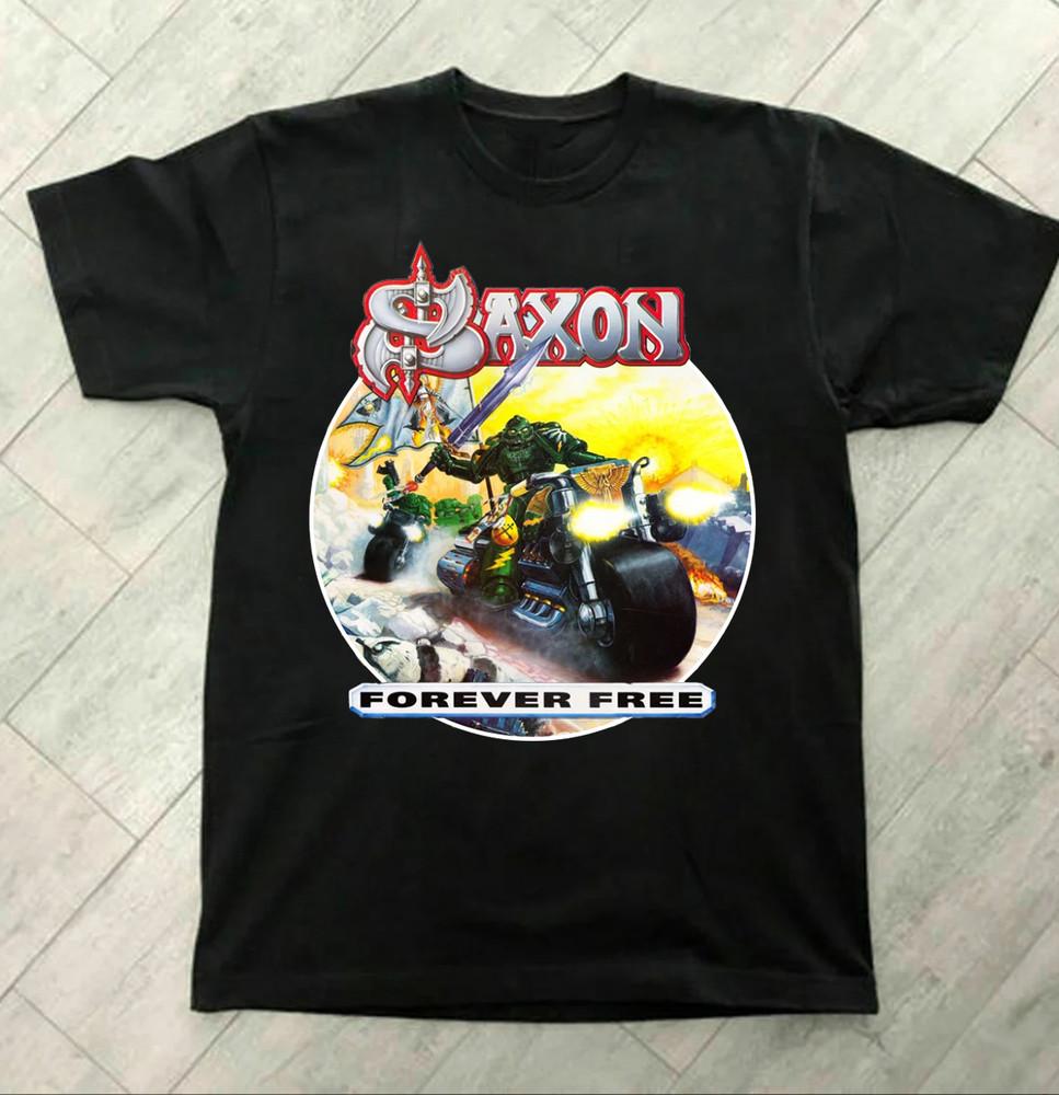 Saxon Band Forever Free Album Music Unisex T-Shirt All Size WA250 Unisex T-Shirt