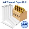 Термобумага A4 Термобумага для печати 210*30мм для беспроводного Bluetooth A40 портативного принтера Бумажные рулоны