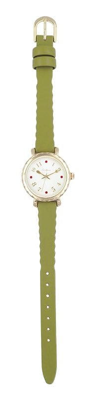 Наручные часы Чайная ложка Сладкий ремешок GR Зеленый [Подписаться] N03324A-1 Женские