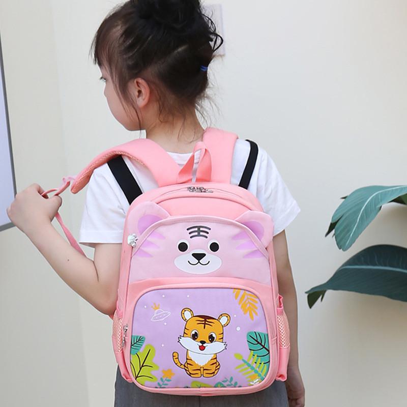 Colorful And Stylish Nylon Bookbag For Boys And Girls With Ergonomic Back Support Design