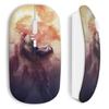 Lion Howling Wireless Mouse