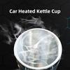 Автомобильный электрический чайник, съемный, с быстрым нагревом, 12/24 В, 300 мл, электрический автомобильный чайник из нержавеющей стали с подогревом, чашка для воды, чая, кофе, молока