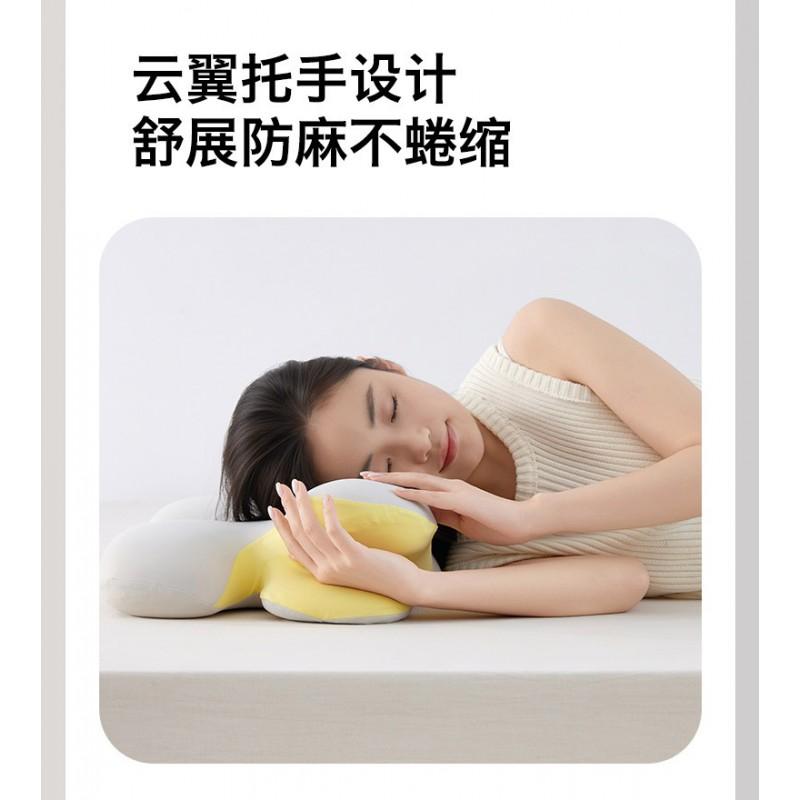 Ergonomic Memory Foam Pillow Side Back Stomach Sleepers Cervical Support Student Dorm Nap