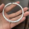 Ruyi Golden Hoop Bracelet Men's Personality Domineering Solid Bracelet Xiangyun Opening Bracelet