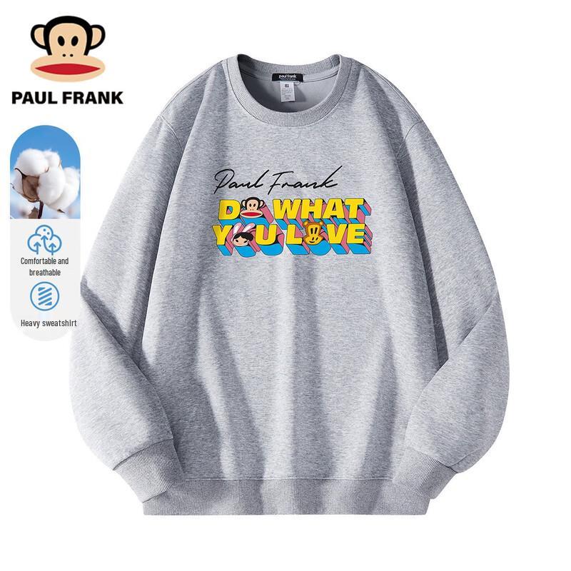 paul frank Мужской свитшот свободного кроя с круглым вырезом