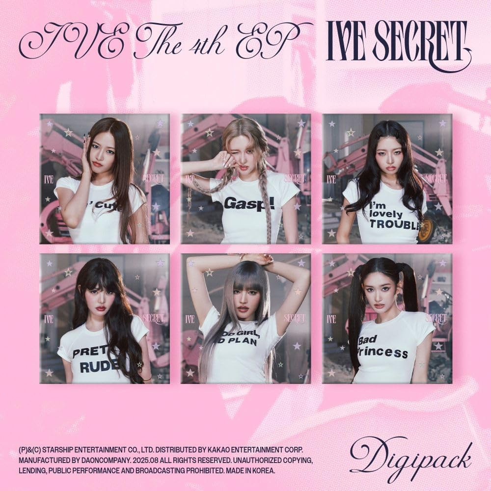 IVE - The 4th EP Album [IVE SECRET] Digipack Random 1EA Version