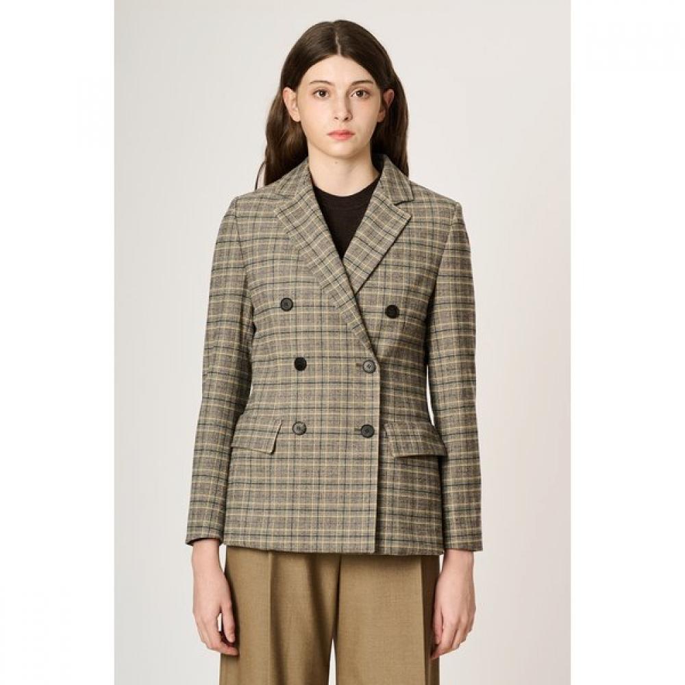 BCBG Проверить двубортный пиджак B3f8j130