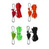 Adjustable Pulley Hook Camping Tent Tie Down Rope Tightener Ratchet Hangers Awning Rope Hook Canopy Buckle
