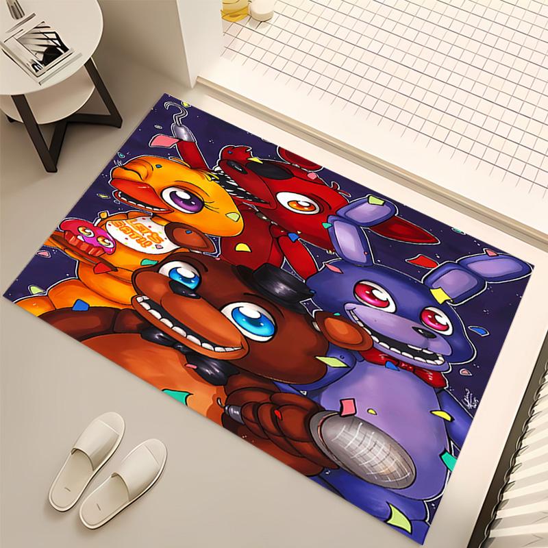 1pc Five Nights at Freddy's3 Print Area Rug - Soft, Washable Non-Slip Indoor Mat, Living Room, Home Office Decorative Rug,Office Decorative