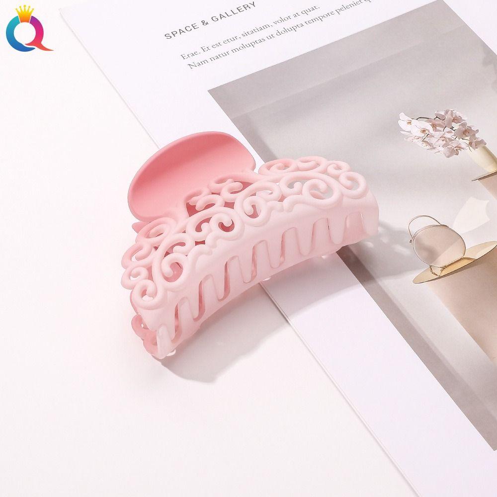 Милая заколка для волос, матовая цветная заколка с цветком, корейская заколка для волос, розовая женская заколка для волос