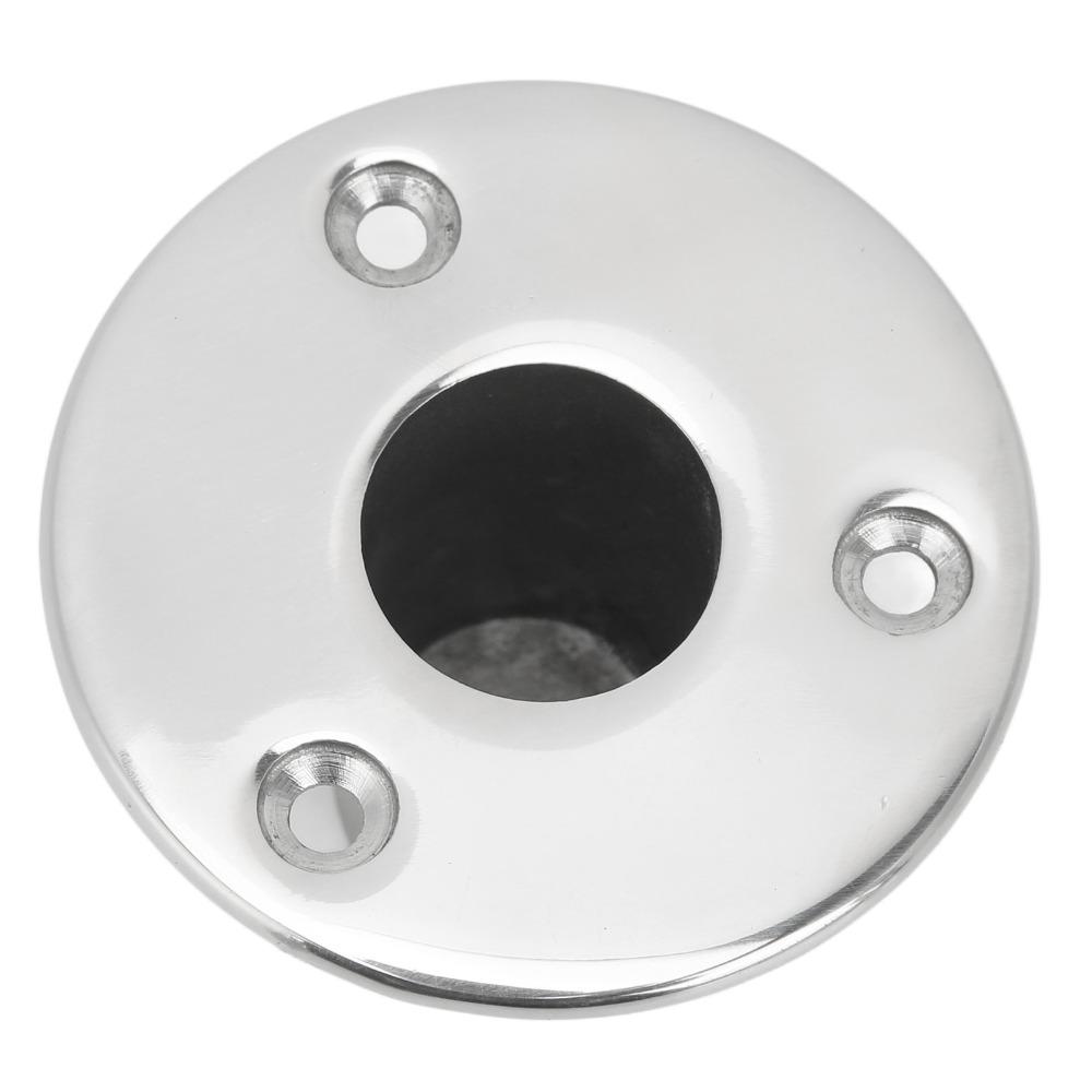 316 Stainless Steel Boat Hand Rail Fitting 90 Degree Deck Tube Holder Deck Installation