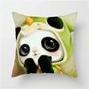 Милая панда с рисунком мультфильма для гостиной, дивана, автомобиля, наволочка, роскошное украшение для дома, наволочка