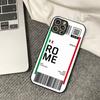 INS Светлый Билет Самолет Чехол для Телефона для iPhone 11 12 13 mini pro XS MAX 8 7 6 6S Plus X 5S SE 2020 XR чехол