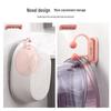 Punch-Free Rotating Bathroom Sink Storage Rack with Strong Adhesive Hooks