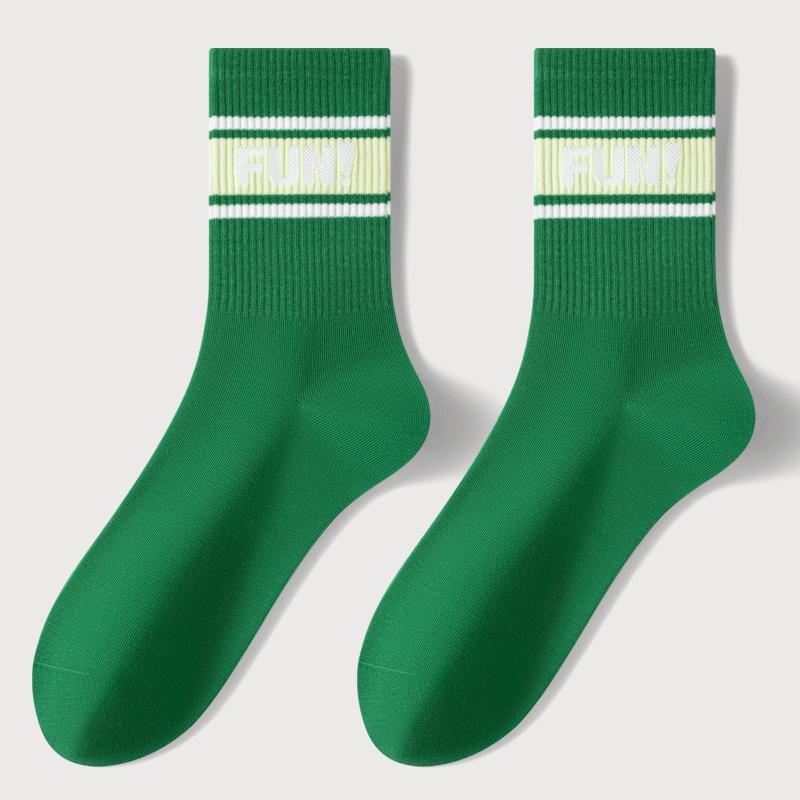 Мужские весенне-осенние носки-гольфы с рисунком персонажа и надписью