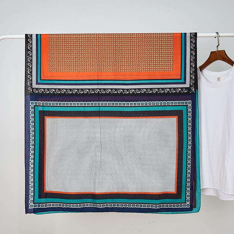 Cashew Dot Autumn and Winter New Scarf Female Warm Neck Long Beach Towel Sunscreen Imitation Cotton Shawl