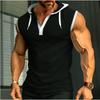 Summer Hooded Camisole Casual Sleeveless Men's T-shirts