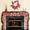 Artificial Christmas Berry Rattan Red Berries String Reuseable   Wedding