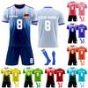 Personalised Shirts Kit Mens Girls With Name Number Custom Football Jerseys For Boys Training Suit