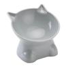 Pet Feeders Bowl Large Capacity Cats Bowls Oblique Mouth Cute Cartoon Cat Shape Cat Dog Food Dispenser Pet Feeder Pets Supplies