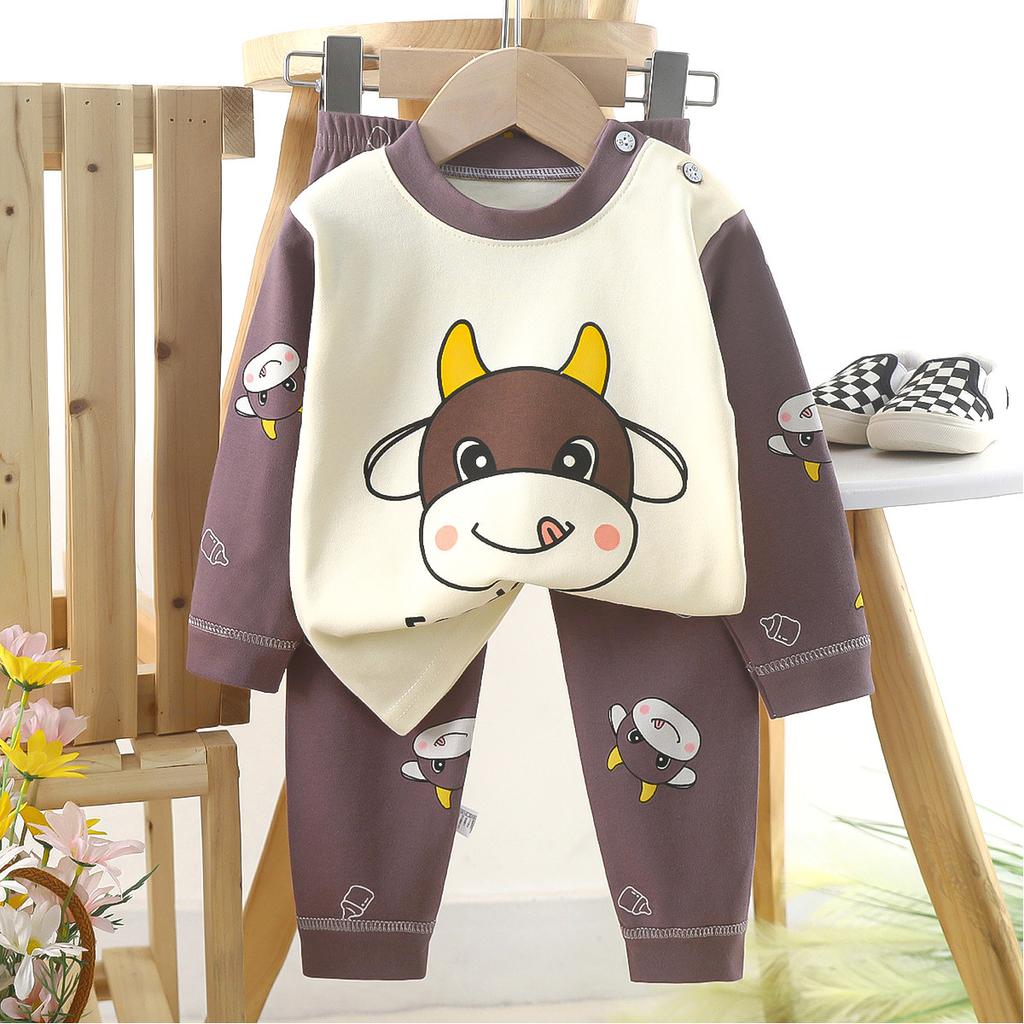 Cotton Underwear Set for Children Boys Warm Autumn Clothes for Girls Home Clothes Set