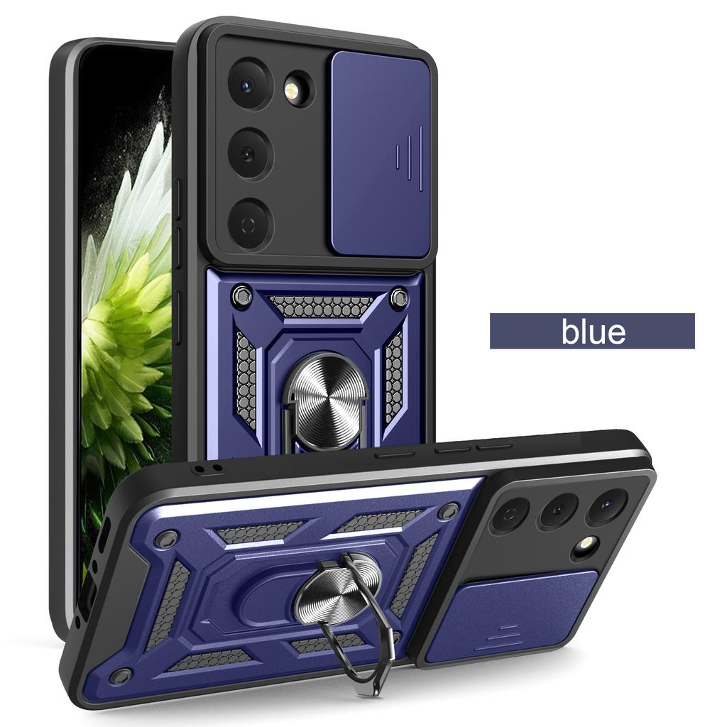 Funda for Tecno Spark 40 Pro 4G Case Slide Camera Protection Ring Stand Shockproof Cover for Tecno Spark 40 Pro 4G Capa Funda