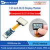 1,51-дюймовый прозрачный OLED-экран, разрешение 128x64, интерфейс SPI/I2C, синий дисплей