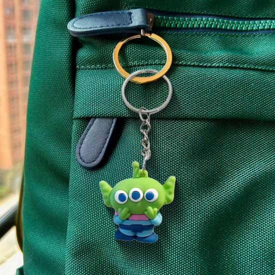 1/5Pcs Keychain Pendant, Cartoon Anime Figure Charm Key Holder, Party Favor Keychain Pendant for Children Friends Backpack Decoration
