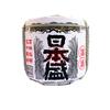 Japanese Sake Barrel Decor, Nihonsakari Hakutsuru Pattern Restaurant Display