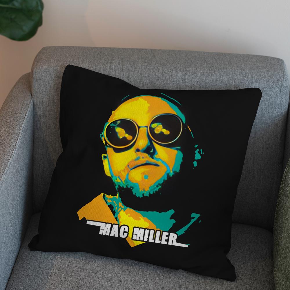 Rapper MMac Miller Pillow Case For Car Sofa Decorative Home Doublesided Print Plush Square Throw Pillow Cushion Cover