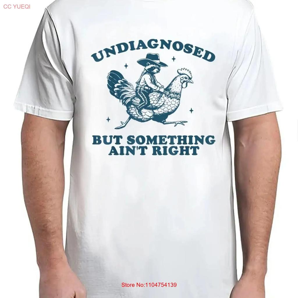 Undiagnosed But Something Aint Right For Adult S 4XL T Shirt vintage Washed Versatile graphic Slightly fashion streetwear