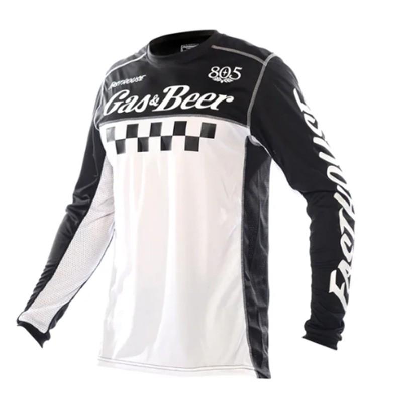 Fasthouse Mountain Bike Cycling Jersey Long Sleeve Quick Dry Performance Shirt Trail Riding Off-Road Adventures