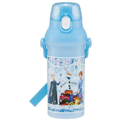 Скейт Дисней Холодное сердце Вода 24 унции Сделано в бутылке, (480ml), Детский, Антибактериальный, Безопасный для детей, Легкий, Япония, PSB5SANAG-A