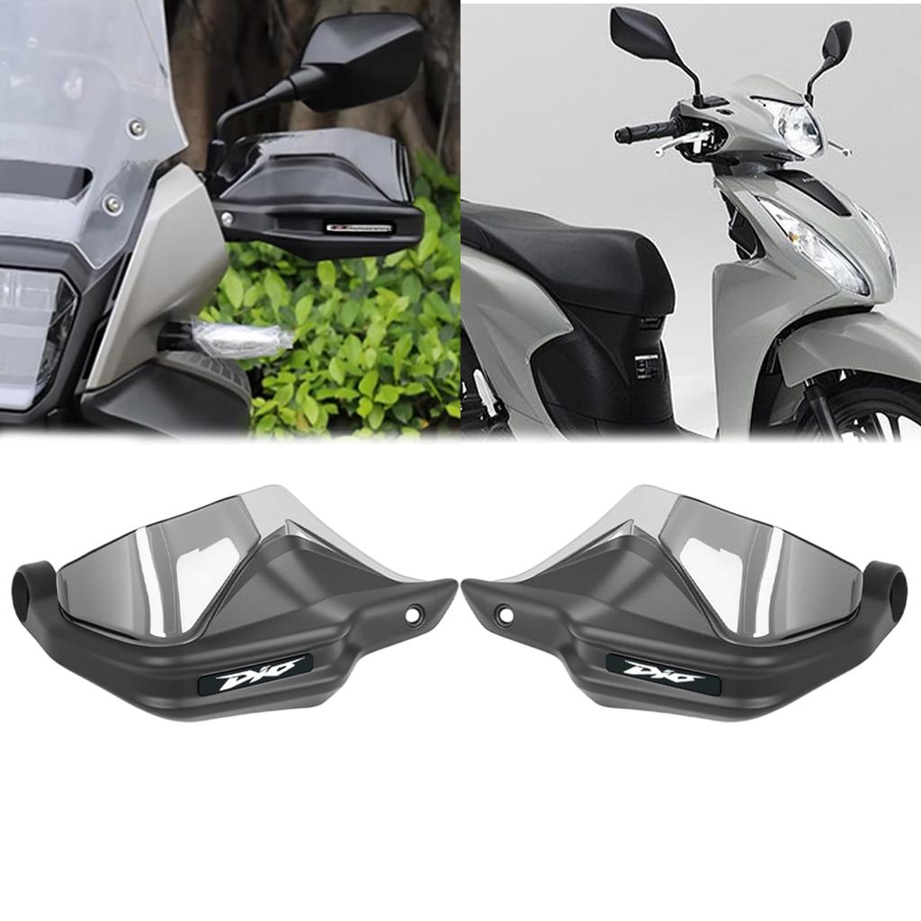 FOR Dio110 DIO 110 2025 New Motorcycle Handguard Handguard Extended Handlebar Windshield Protector (B Black) [Parallel Import]