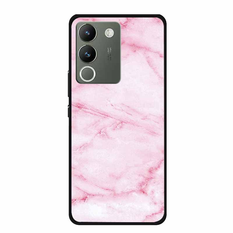 For Vivo V30 Lite 5G Case 6.67" Soft Silicone Marble TPU Phone Bag for vivo V30 Lite 5g V2314 Covers Luxury Protector V30Lite