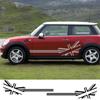 2023 Car Sticker for Mini Cooper R56 R57 R58 R50 R52 R53 F55 F56 F54 R59 R61 R60 F60 Flag Style Side Stripe Decals