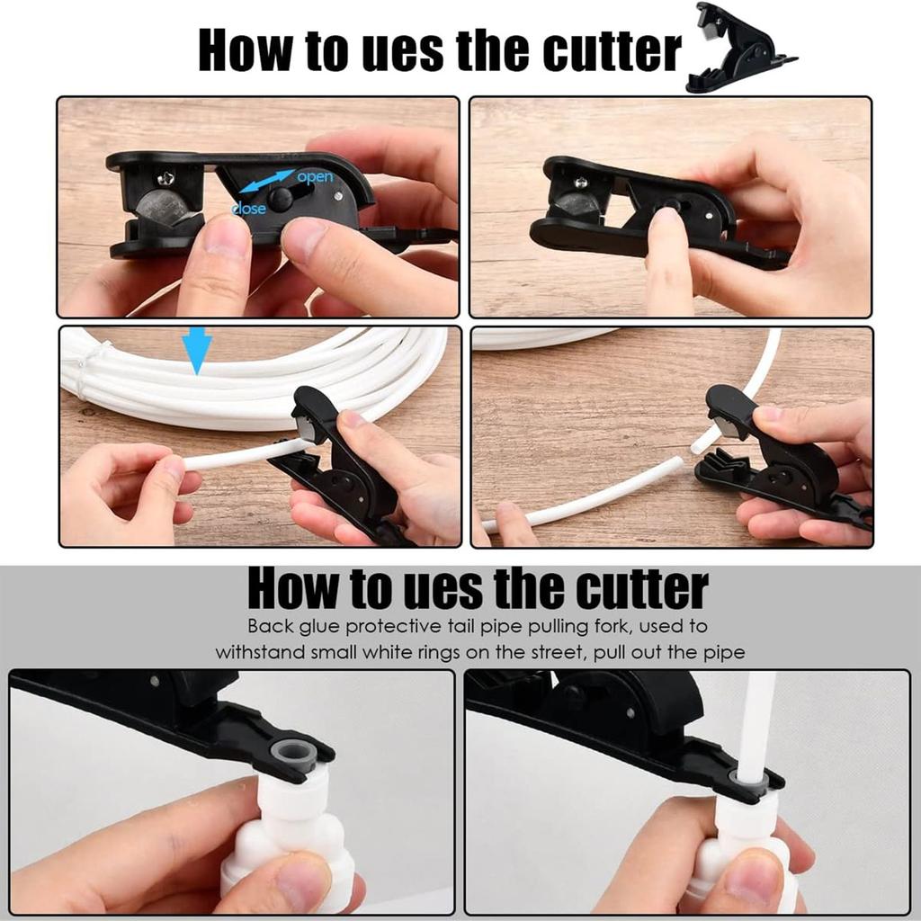 10m Universal Water Supplies Kit Water Inlets Pipe Universal Pipe Set 10m Tubing PVC Material for Side by Side Fridges