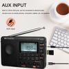 Liquid Crystal Display Full Band Radio Recorder MP3 Player TF Card USB Support
