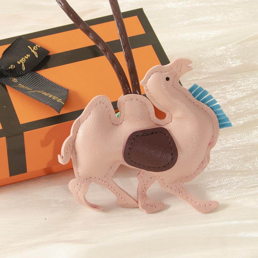 ПУ кожа ПУ кожа Вешалка Брелок для ключей автомобиля Подвеска для сумки Милый брелок верблюд Мужчины