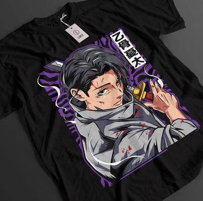 Футболка Jujutsu Kaisen Юта Оккоцу Футболка Рика Годжо Футболка JJK Аниме Сукуна Футболка