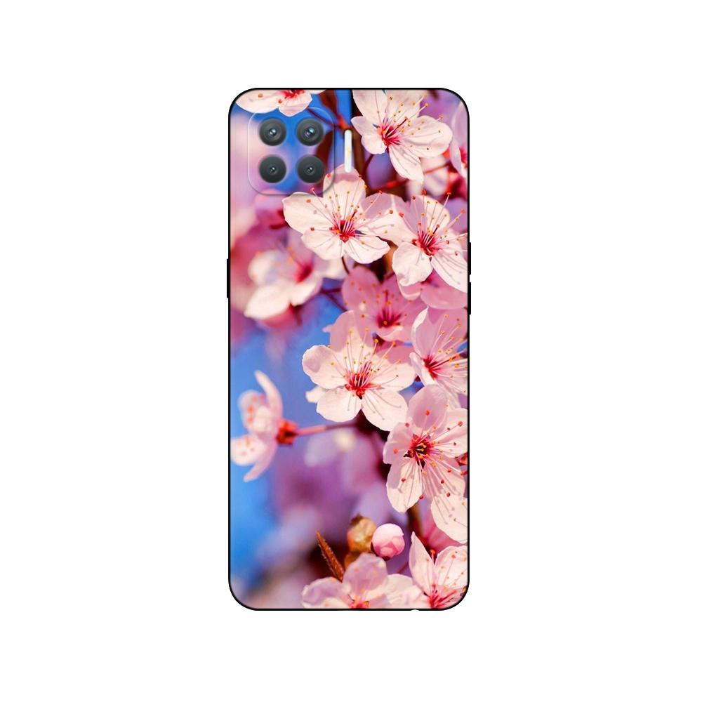 Силиконовый чехол для телефона Oppo Reno4 Lite, чехол для Oppo F17 Pro, задняя крышка Reno 4 lite, 6,43 дюйма, черный чехол из ТПУ, розовый аниме, космический автомобиль