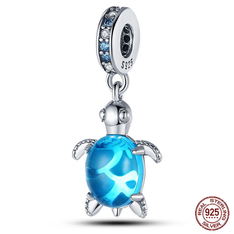 Оригинальные бусины-шармы серии Magic Color Chameleon Luminous из стерлингового серебра 925 пробы, подходящие для браслета, сделай сам, ювелирные изделия, подарки